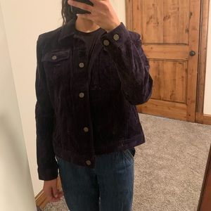 Women’s medium Ralph Lauren Corduroy jacket purple